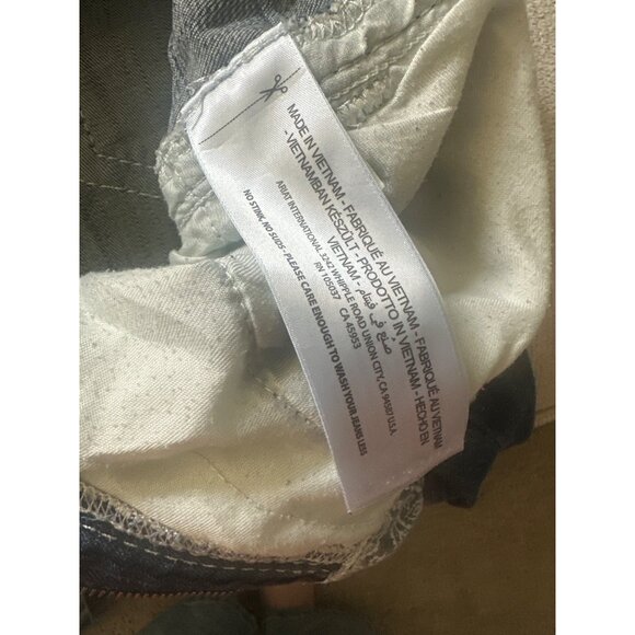 Ariat R.E.A.L. Denim Mid Rise Bootcut Womens Jeans Sz 32R Blue Distressed Style - Picture 7 of 10